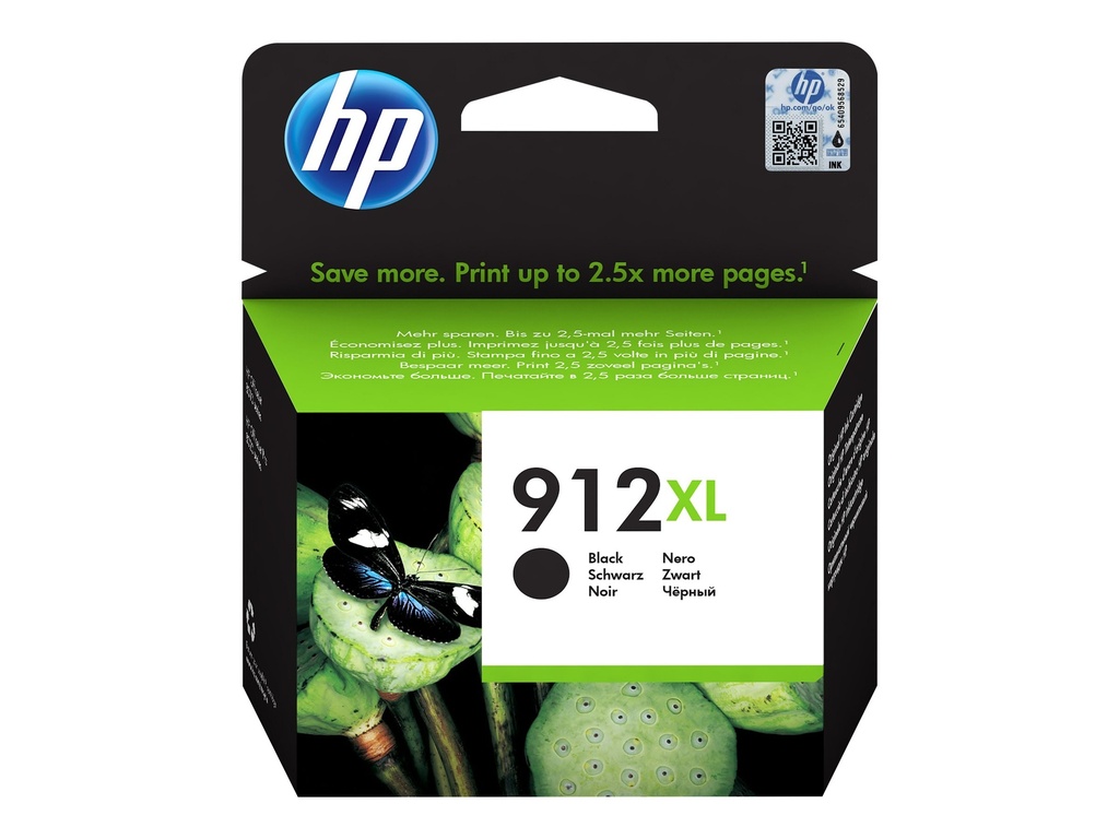 HP 912XL - 18 ml - Hohe Ergiebigkeit - Schwarz