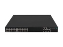 HPE Networking Comware 5520HI 24p 10/100/1000BASE-T 4p SFP+ 1G/10G 1-slot TAA Switch - Switch - 1 Steckplatz für Erweiterungsmodul - L3 - managed - 24 x 10/100/1000Base-T + 4 x 1 Gigabit / 10 Gigabit SFP+ (Uplink / Stacking)