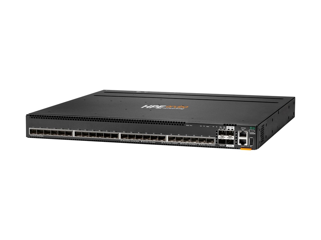 HPE Aruba Networking 6300M 24p 10M/100M/1G 4p SFP56 50G TAA Switch - Switch - max. Stapelentfernung 10 km - L3 - managed - 24 x 10/100/1000 + 4 x 1 Gigabit / 10 Gigabit / 25 Gigabit / 50 Gigabit SFP56 (Uplink / Stacking)