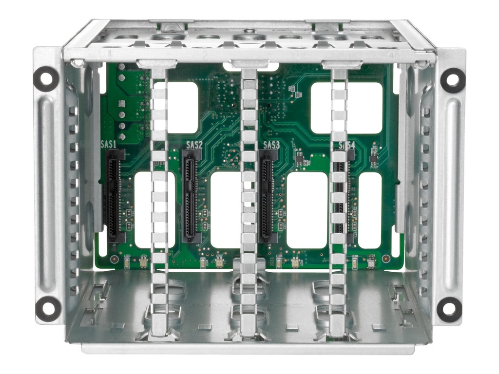HPE 8SFF x4 U.3 Mid Tray Tri-Mode Drive Cage Kit - Gehäuse für Speicherlaufwerke - 2.5" (6.4 cm)