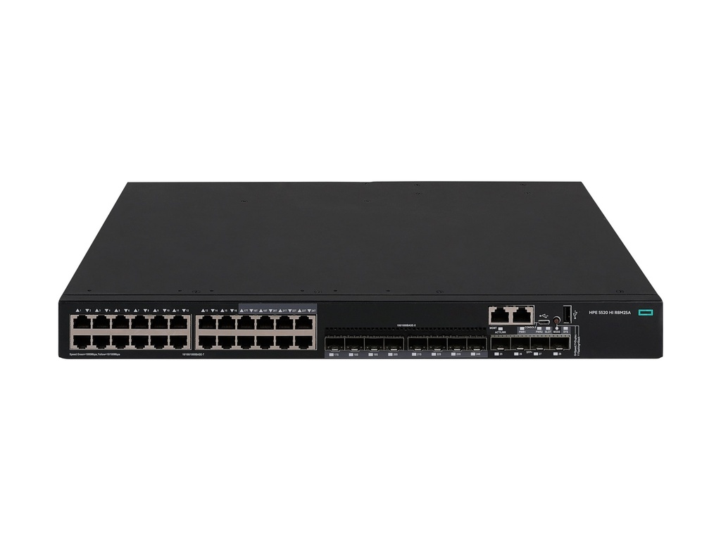 HPE FlexNetwork 5520 24G 4SFP+ HI 1-slot Switch