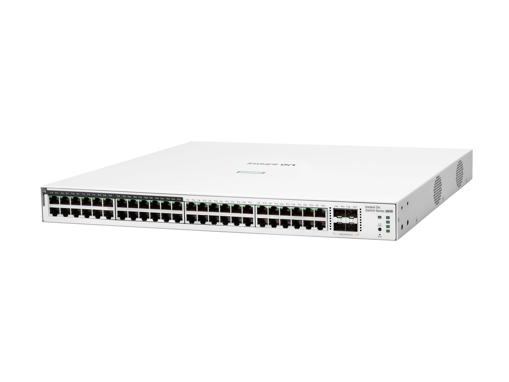 HPE Instant On 1830 48G 4SFP 370W Sw - Switch - Glasfaser (LWL)