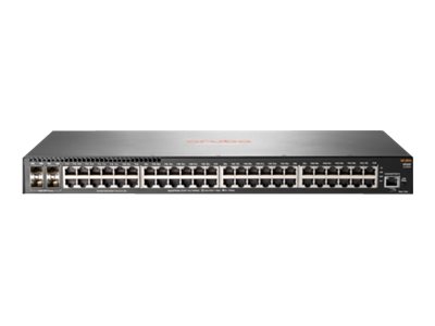 HPE Aruba 2930F 48G 4SFP - Switch - L3 - managed - 48 x 10/100/1000 + 4 x Gigabit SFP (Uplink)