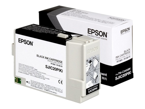 [C33S020490] Epson SJIC20P(K) - Schwarz - original - Tintenpatrone