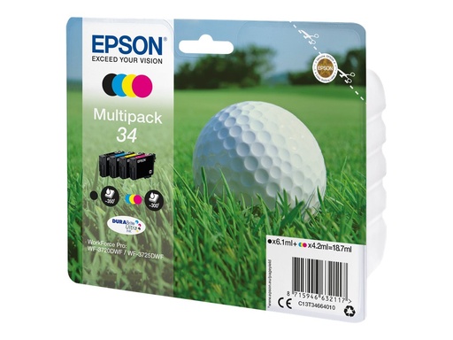 [C13T34664020] Epson 34 Multipack - 4er-Pack - Schwarz, Gelb