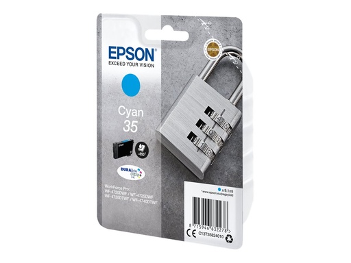 [C13T35824010] Epson 35 - 9.1 ml - Cyan - original - Tintenpatrone