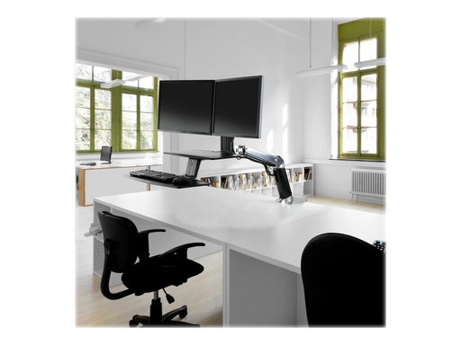 [24-392-026] Ergotron WorkFit-A Dual Workstation With Suspended