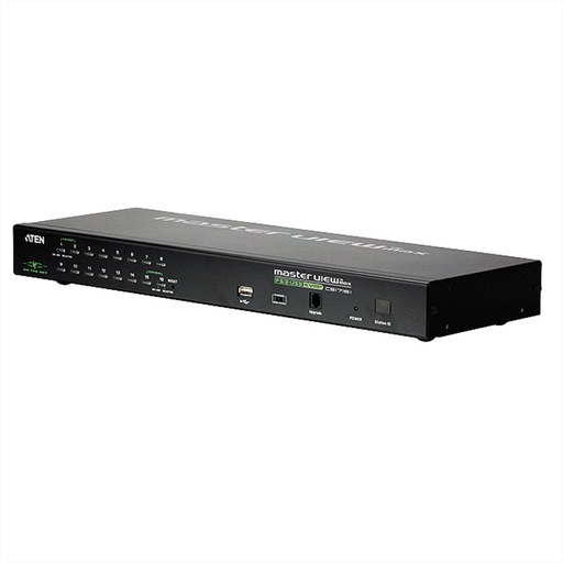 [CS1716I] ATEN CS1716I Tastatur/Video/Maus (KVM)-Switch Rack-Einbau Schwarz