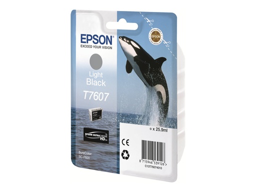 [C13T76074010] Epson T7607 - 26 ml - Schwarz - original - Blisterverpackung