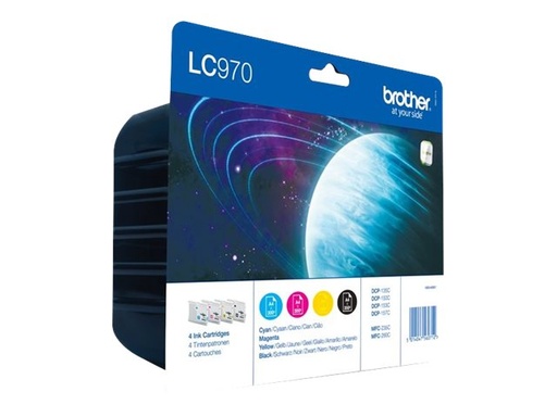 [LC970VALBPDR] Brother LC 970 Rainbow-Pack RainbowPack LC970VALBP - Original - Tintenpatrone
