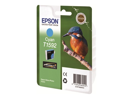 [C13T15924010] Epson T1592 - 17 ml - Cyan - original - Blisterverpackung