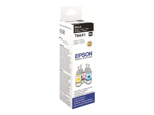 [C13T664140] Epson 664 Ecotank Black ink bottle (70ml) - Original - Schwarz - Epson - EcoTank L555 EcoTank L355 EcoTank ET-4550 EcoTank ET-4500 EcoTank ET-3600 EcoTank ET-2650 EcoTank... - 70 ml - Grau