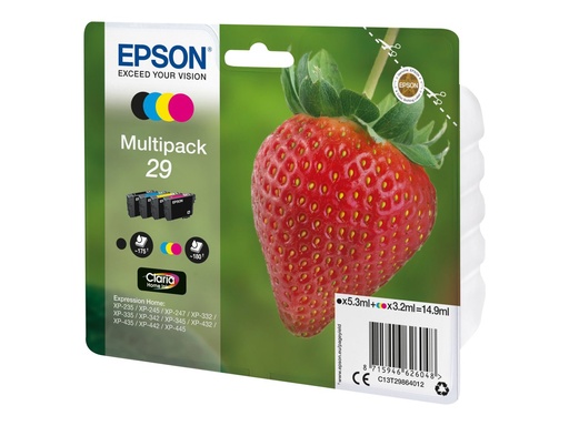 [C13T29864012] Epson 29 Multipack - 4er-Pack - Schwarz, Gelb