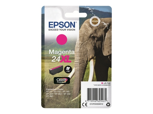 [C13T24334012] Epson 24XL - 8.7 ml - XL - Magenta - original