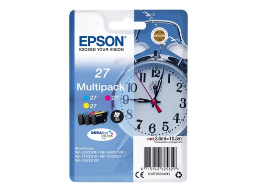 [C13T27054012] Epson 27 Multi-Pack - 3er-Pack - 10.8 ml - Gelb