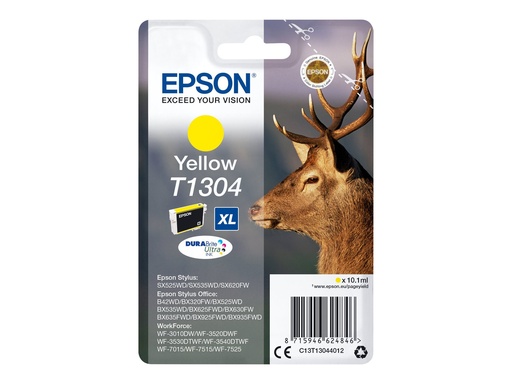 [C13T13044012] Epson T1304 - 10.1 ml - Größe XL - Gelb - original