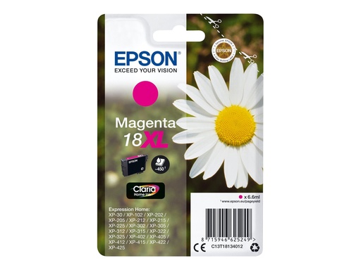 [C13T18134012] Epson 18XL - 6.6 ml - XL - Magenta - original