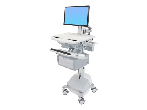 [SV44-13B1-C] Ergotron Cart with LCD Pivot, SLA Powered, 1 Tall Drawer - Wagen (nur Laden)