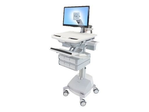 [SV44-1261-C] Ergotron Cart with LCD Arm, SLA Powered, 6 Drawers - Wagen (nur Laden)