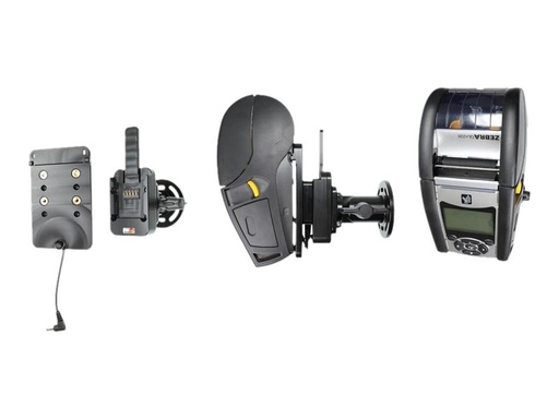 [215843] Brodit Druckerhalterung mit Ladegerät - Schwarz