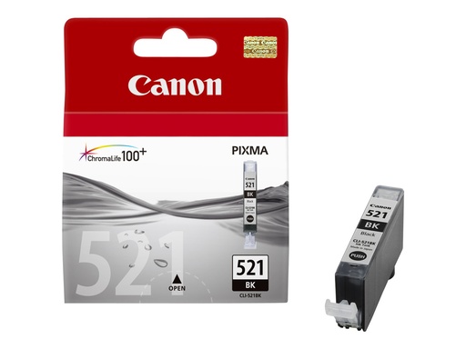 [2933B001] Canon CLI-521B Tinte schwarz Standardkapazität 2 - Original - Tintenpatrone