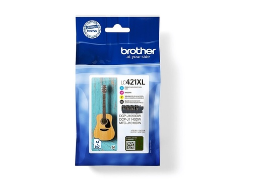 [LC421XLVAL] Brother LC421XL - 4er-Pack - XL - Schwarz, Gelb