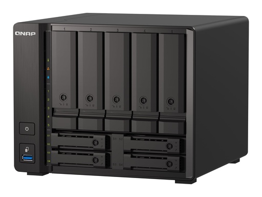 [TS-H973AX-8G] QNAP TS-H973AX-8G - NAS-Server - 9 Schächte