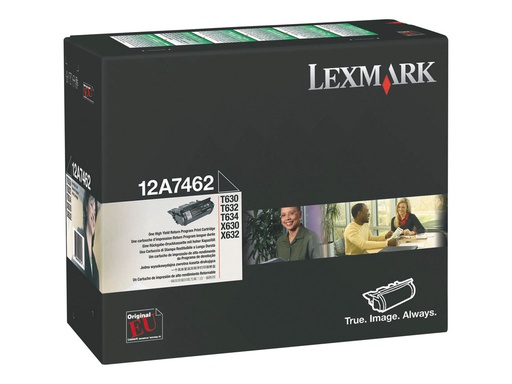 [12A7462] Lexmark Hohe Ergiebigkeit - Schwarz - original