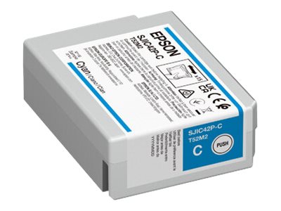 [C13T52M240] Epson SJIC42P-C - 50 ml - Cyan - original - Tintenpatrone - für ColorWorks CW-C4000E (BK)