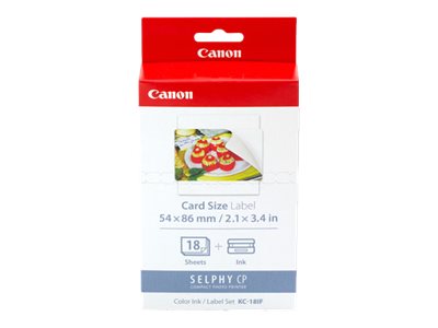 [7741A001] Canon KC-18 IF Scheckkartengroesse Sticker - Etiketten/Beschriftungsbänder