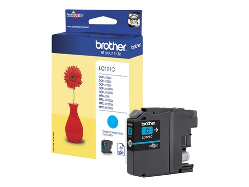 [LC121CBP] Brother LC121C - Cyan - original - Blisterverpackung