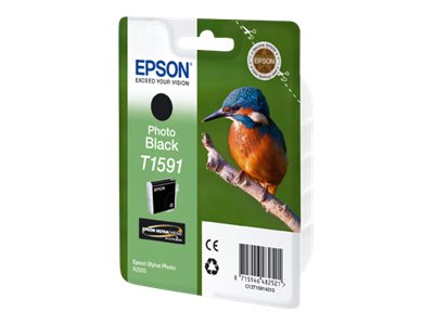 [C13T15914010] Epson T1591 - 17 ml - Photo schwarz - original