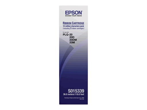 [C13S015339] Epson Schwarz - Farbband - für PLQ 20, 20D