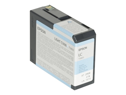 [C13T580500] Epson T5805 - 80 ml - hell Cyan - original