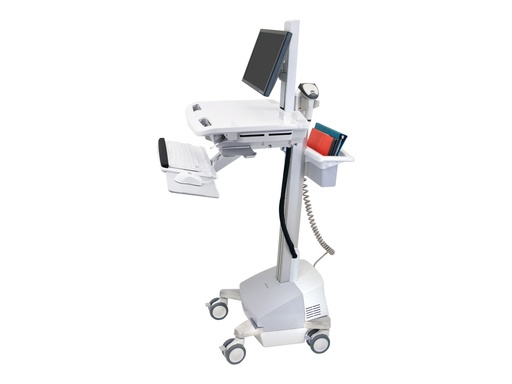 [SV42-6301-2] Ergotron SV42 - Wagen - Konstante Krafttechnologie - für LCD-Display / PC-Ausrüstung - mit LCD-Drehpunkt, EU - verriegelbar - medizinisch - Aluminium, verzinker Stahl, hochwertiger Kunststoff - Bildschirmgröße: bis zu 61 cm (bis zu 24 Zoll)