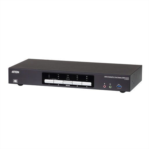 [CS1944DP-AT-G] ATEN CS1944DP USB 3.0 4K DP KVM - KVM-Umschalter - 4-Port