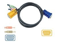 [2L-5205A] ATEN 2L-5205A - Tastatur- / Video- / Maus- / Audio-Kabel - HD-15 (VGA)