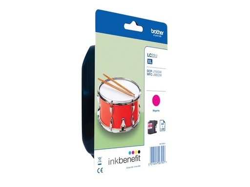 [LC-22UMBP] Brother LC22UM - XL - Magenta - original - Tintenpatrone