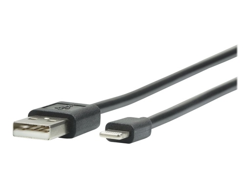 [001279] Mobilis Lade-/Datenkabel - USB männlich zu Lightning männlich