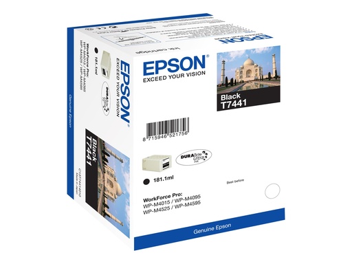 [C13T74414010] Epson T7441 - 181.1 ml - Schwarz - original