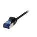 [S217317V2] Synergy 21 Kabel Patch-RJ45 U/FTP 500Mhz CAT6*schwarz* slimline rund d - Kabel - Netzwerk