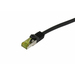 [S216837V2] Synergy 21 Patchkabel RJ45 CAT6A 500Mhz schwarz S-STP S/FTP PUR Indoor/Outdoor/Indu - Kabel - Netzwerk