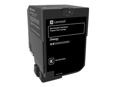 [74C2SK0] Lexmark Schwarz - original - Tonerpatrone LCCP