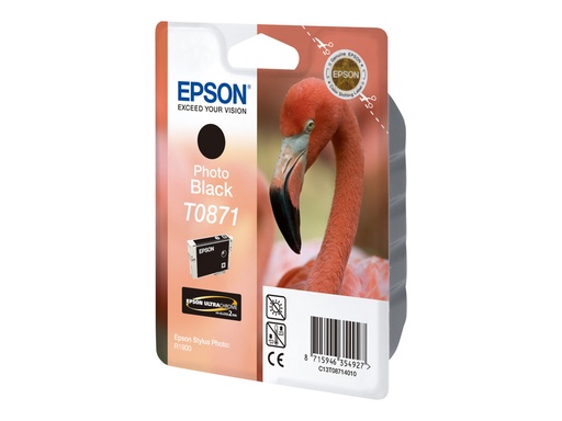 [C13T08714010] Epson T0871 - 11.4 ml - Photo schwarz - original