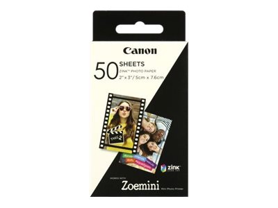 [3215C002] Canon ZINK™ 5 x 7,5 cm Fotopapier mit 50 Blatt - 5x7.6 cm - 2x3" - Weiß - 50 Blätter