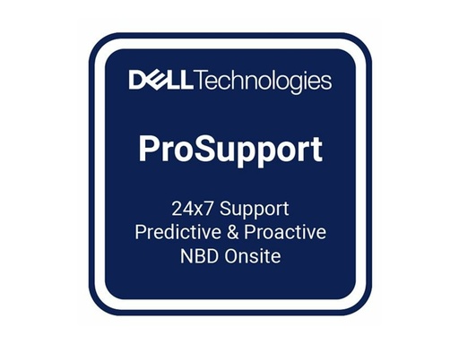 [FW3L3_3OS5PS] Dell Erweiterung von 3 jahre Basic Onsite auf 5 jahre ProSupport - Serviceerweiterung - Arbeitszeit und Ersatzteile (für Desktops)