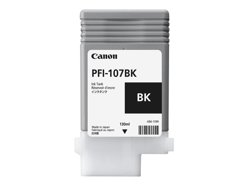 [6705B001] Canon PFI 107 BK Foto-sort Blækbeholder 6705B001 - Original - Tintenpatrone