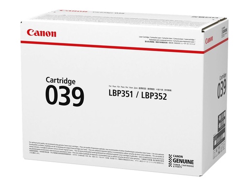 [0287C001] Canon 039 - Schwarz - original - Tonerpatrone