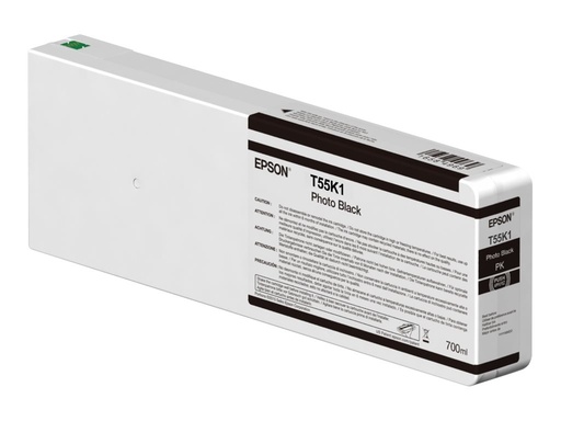 [C13T55K100] Epson T55K1 - 700 ml - Photo schwarz - original