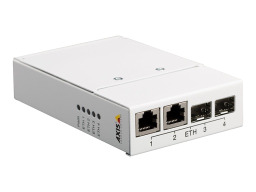 [5027-041] Axis T8604 Media Converter Switch - Medienkonverter - 1GbE - 10Base-T, 100Base-TX, 1000Base-X, 100Base-X - 2 Anschlüsse - RJ-45 / SFP (mini-GBIC)